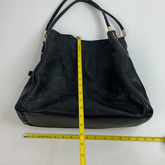 Coach Madison Phoebe Black leather Shoulder bag Gold Hardware 3 compartments - Picture 13 of 15